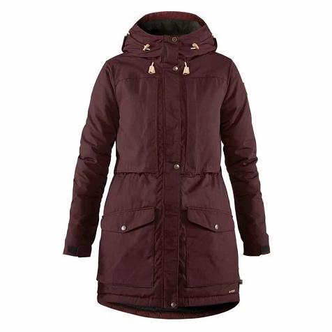 Fjallraven Women Singi Parka Red PH354119 Philippines